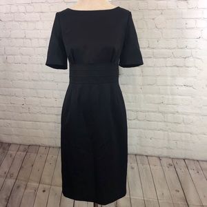 NWT J. Crew Black Wool Dress Size 8